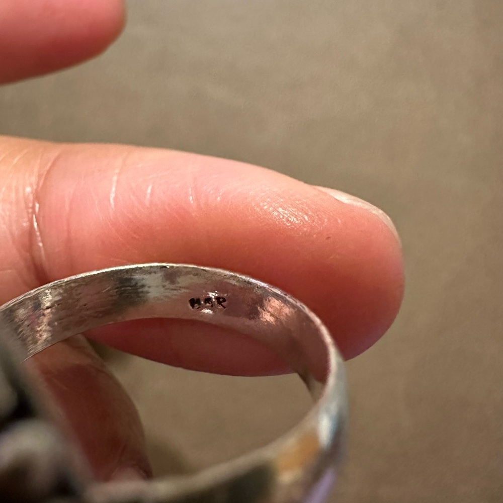 Rose Quartz 925 Sliver Plated Ring - Picture 9 of 10